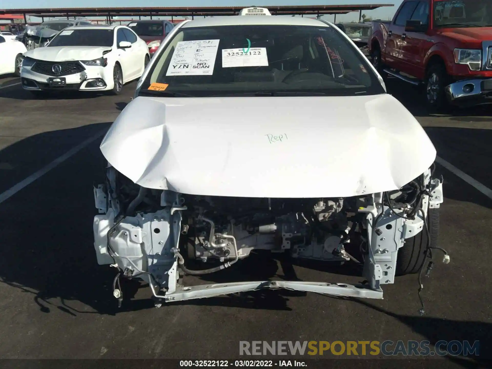 6 Photograph of a damaged car JTDEPRAE0LJ071360 TOYOTA COROLLA 2020