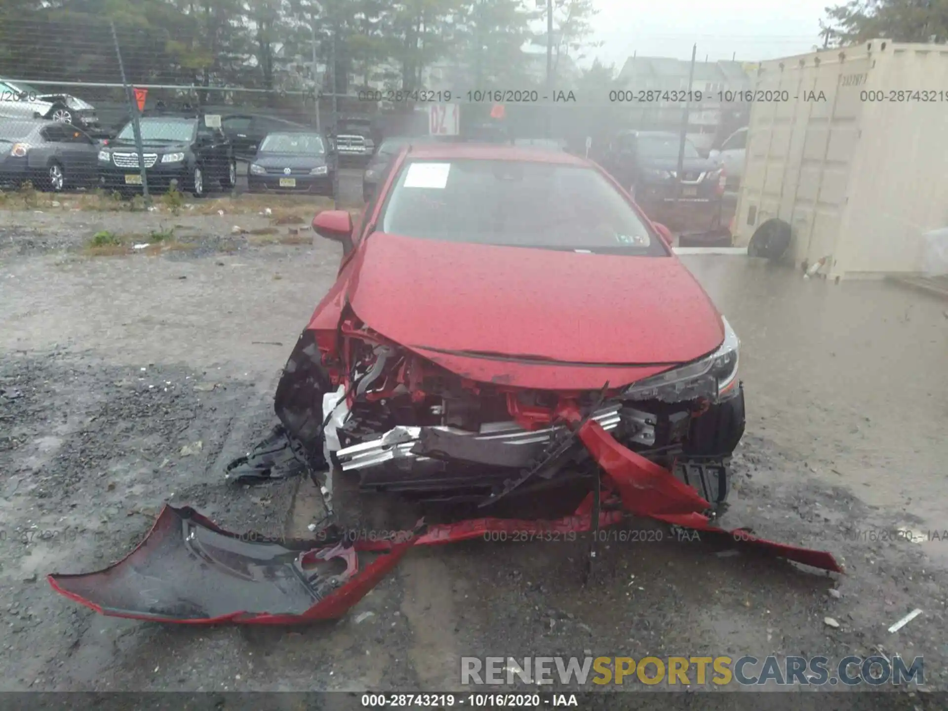 6 Фотография поврежденного автомобиля JTDEPRAE0LJ071424 TOYOTA COROLLA 2020