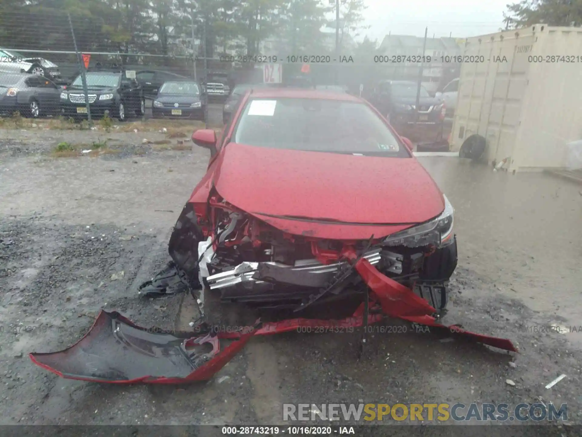 6 Photograph of a damaged car JTDEPRAE0LJ071424 TOYOTA COROLLA 2020