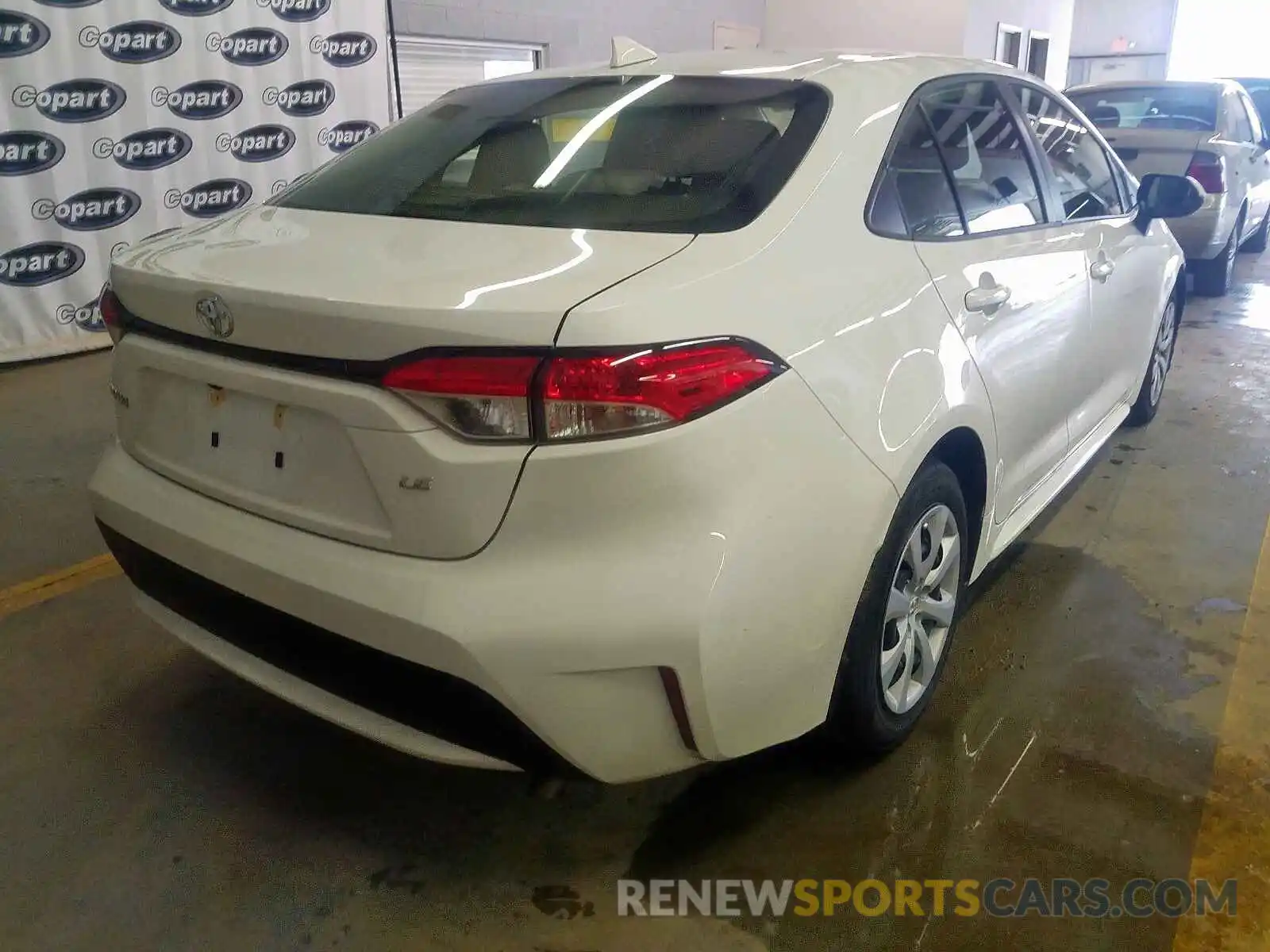 4 Photograph of a damaged car JTDEPRAE0LJ071746 TOYOTA COROLLA 2020