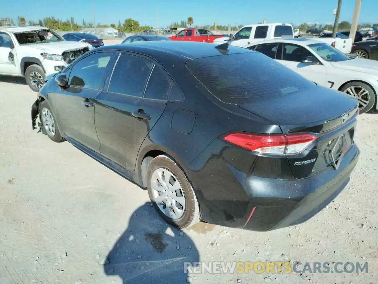 3 Photograph of a damaged car JTDEPRAE0LJ072945 TOYOTA COROLLA 2020