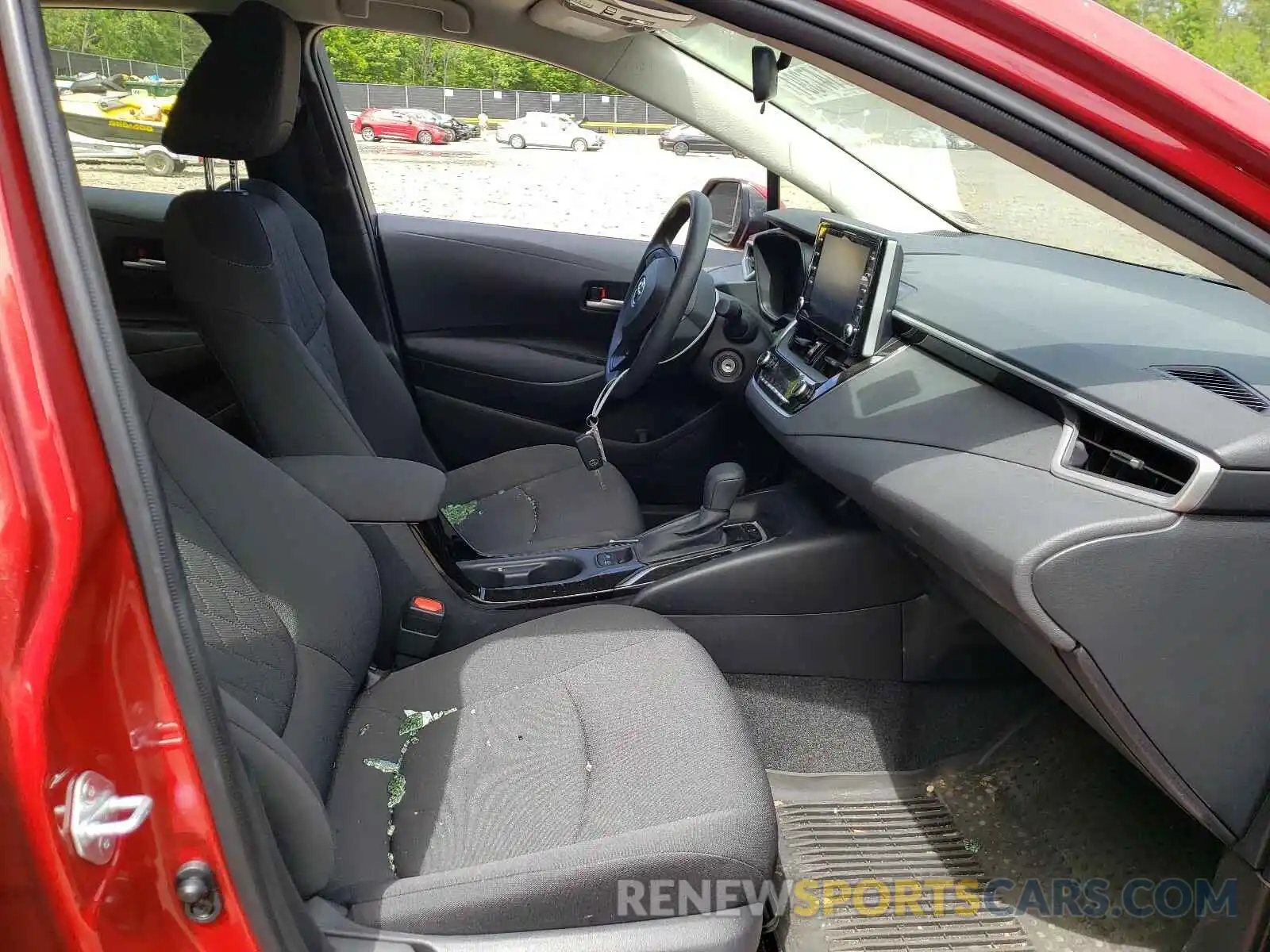 5 Photograph of a damaged car JTDEPRAE0LJ073139 TOYOTA COROLLA 2020