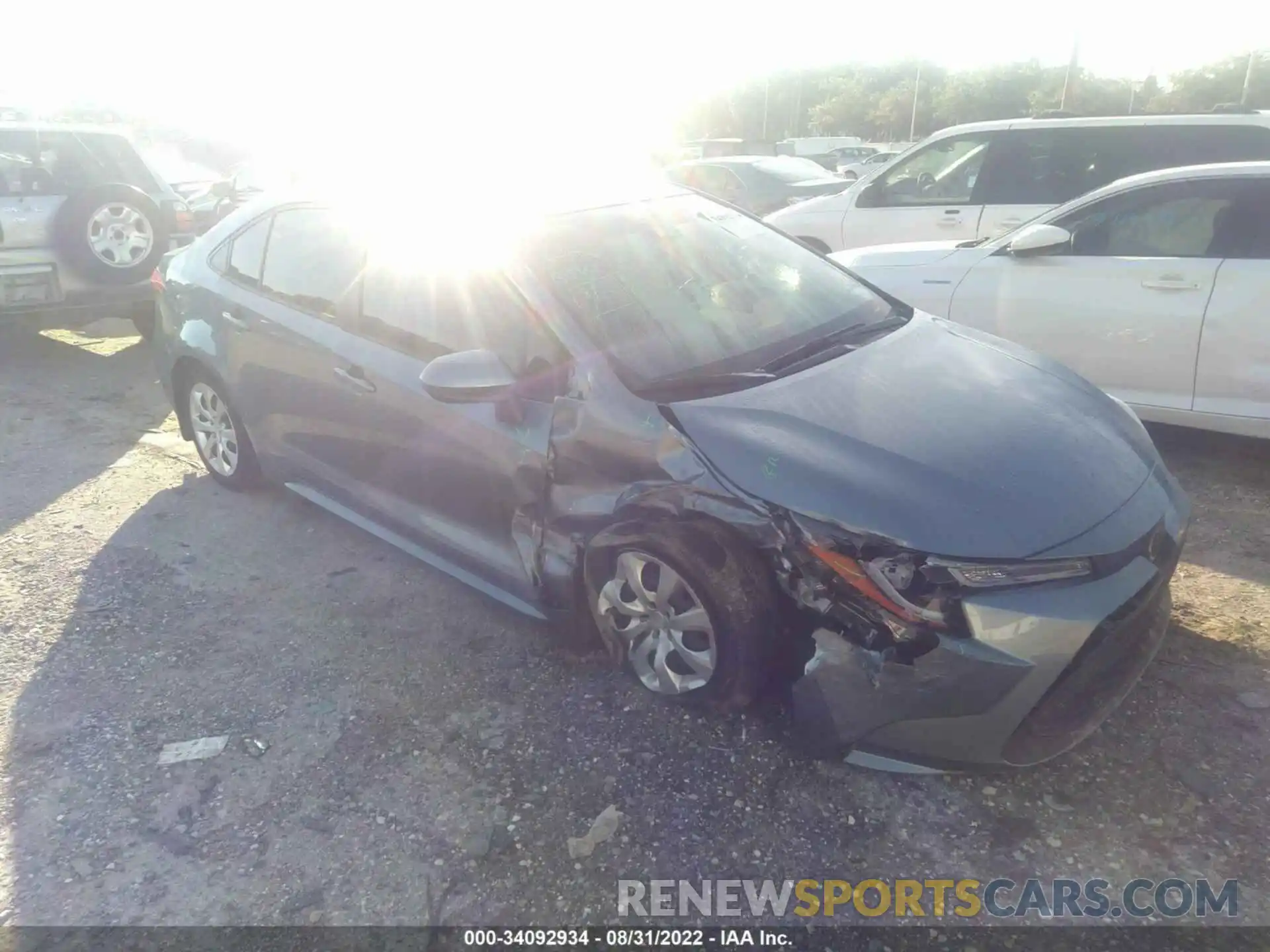 6 Photograph of a damaged car JTDEPRAE0LJ073254 TOYOTA COROLLA 2020