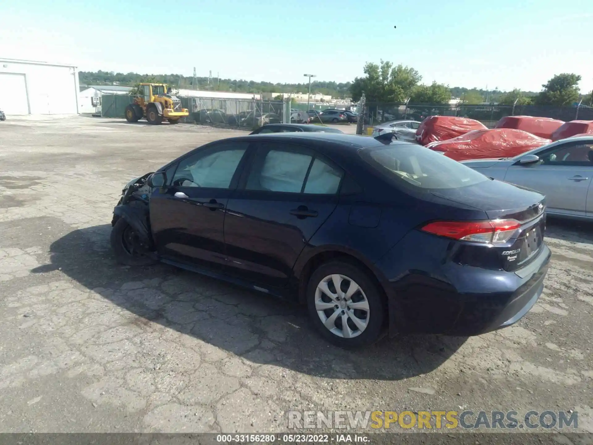 3 Photograph of a damaged car JTDEPRAE0LJ074033 TOYOTA COROLLA 2020