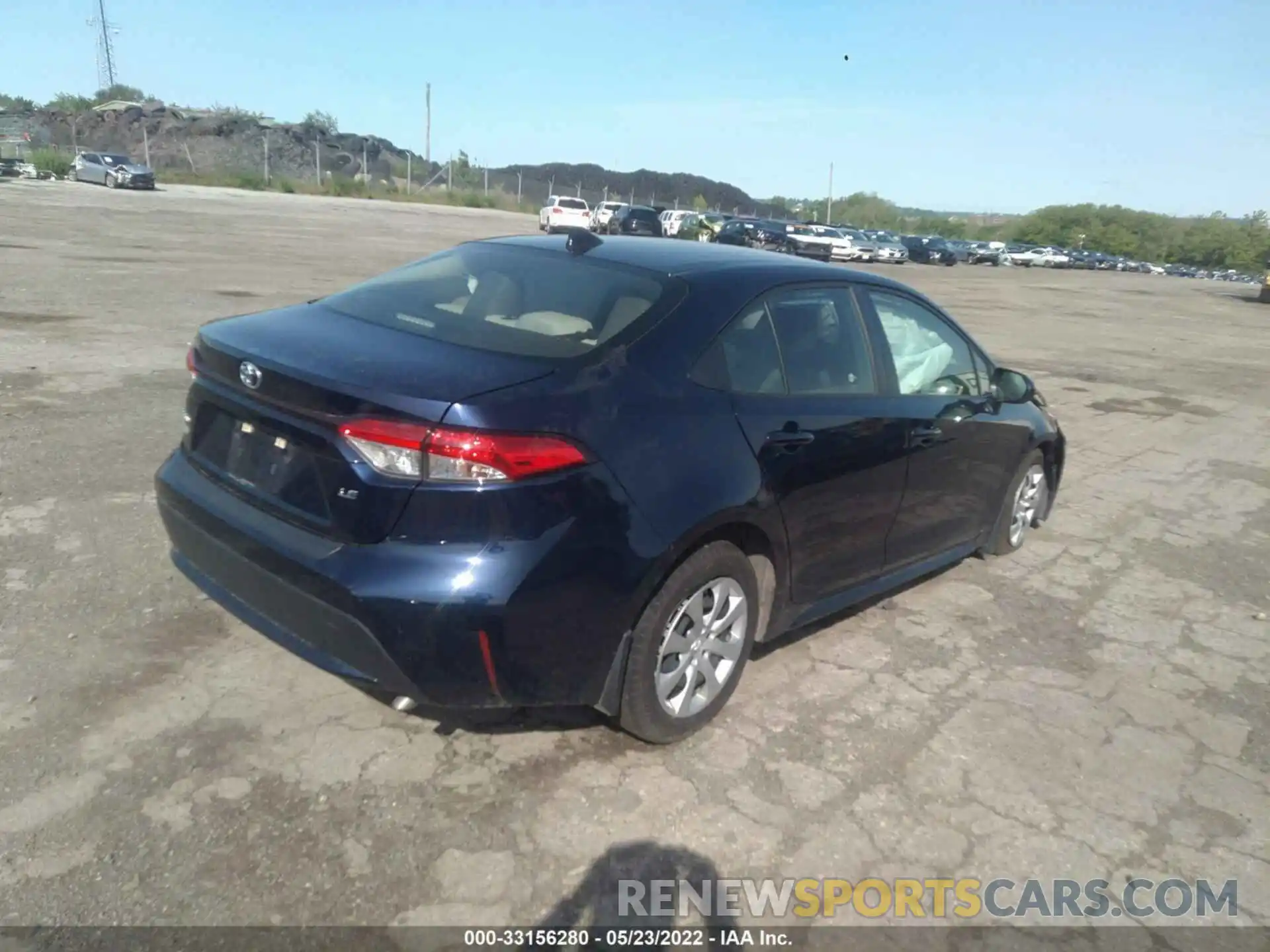 4 Photograph of a damaged car JTDEPRAE0LJ074033 TOYOTA COROLLA 2020