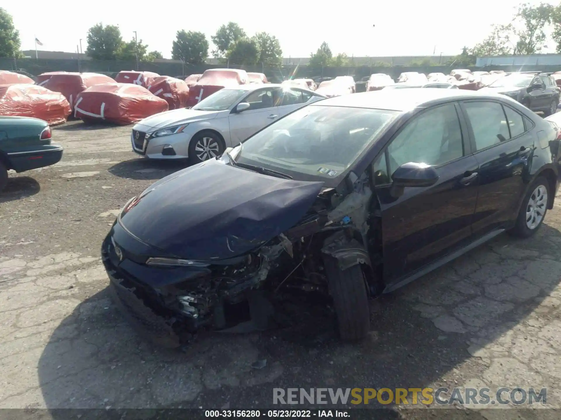 6 Photograph of a damaged car JTDEPRAE0LJ074033 TOYOTA COROLLA 2020