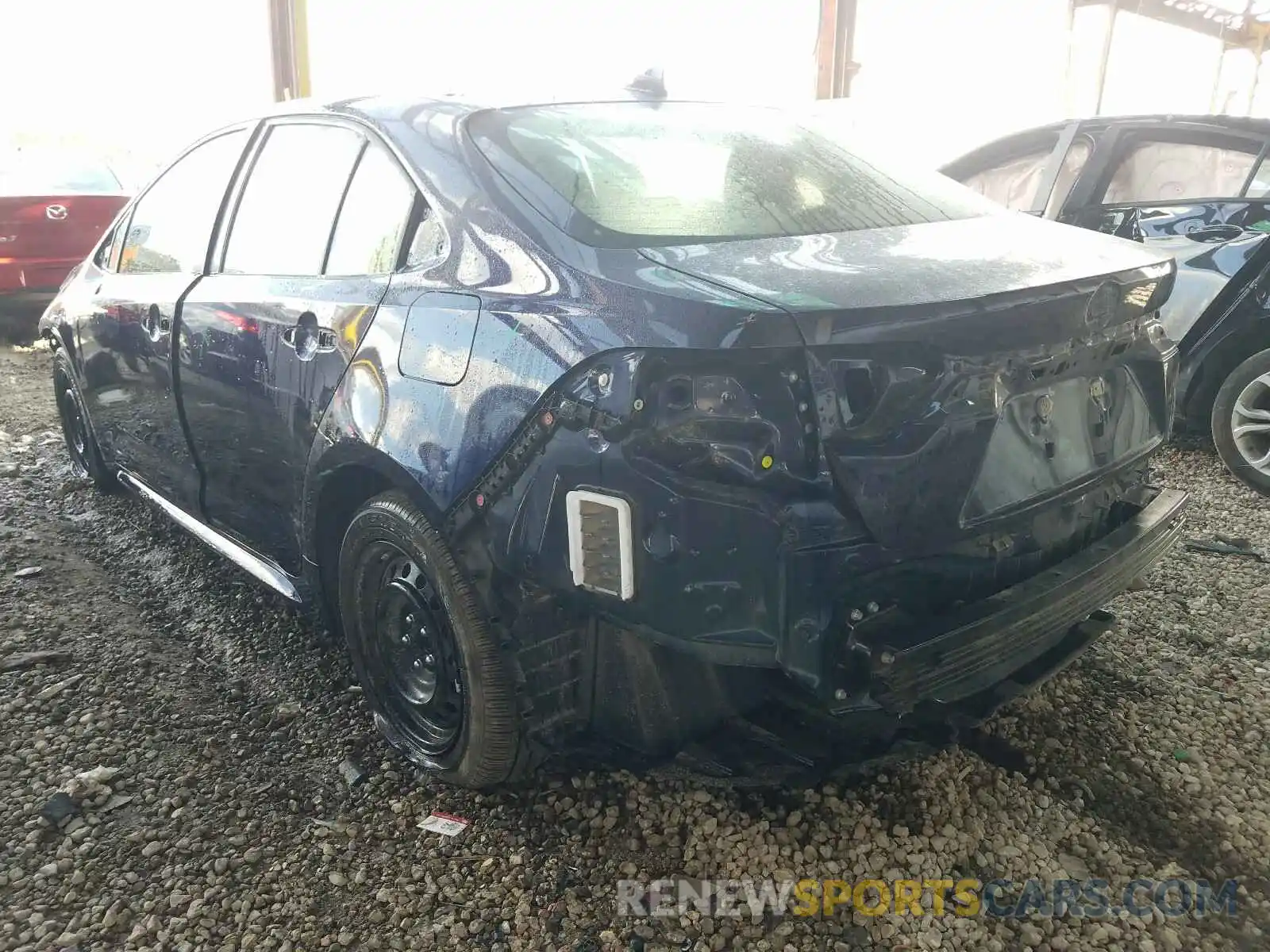 3 Photograph of a damaged car JTDEPRAE0LJ074078 TOYOTA COROLLA 2020