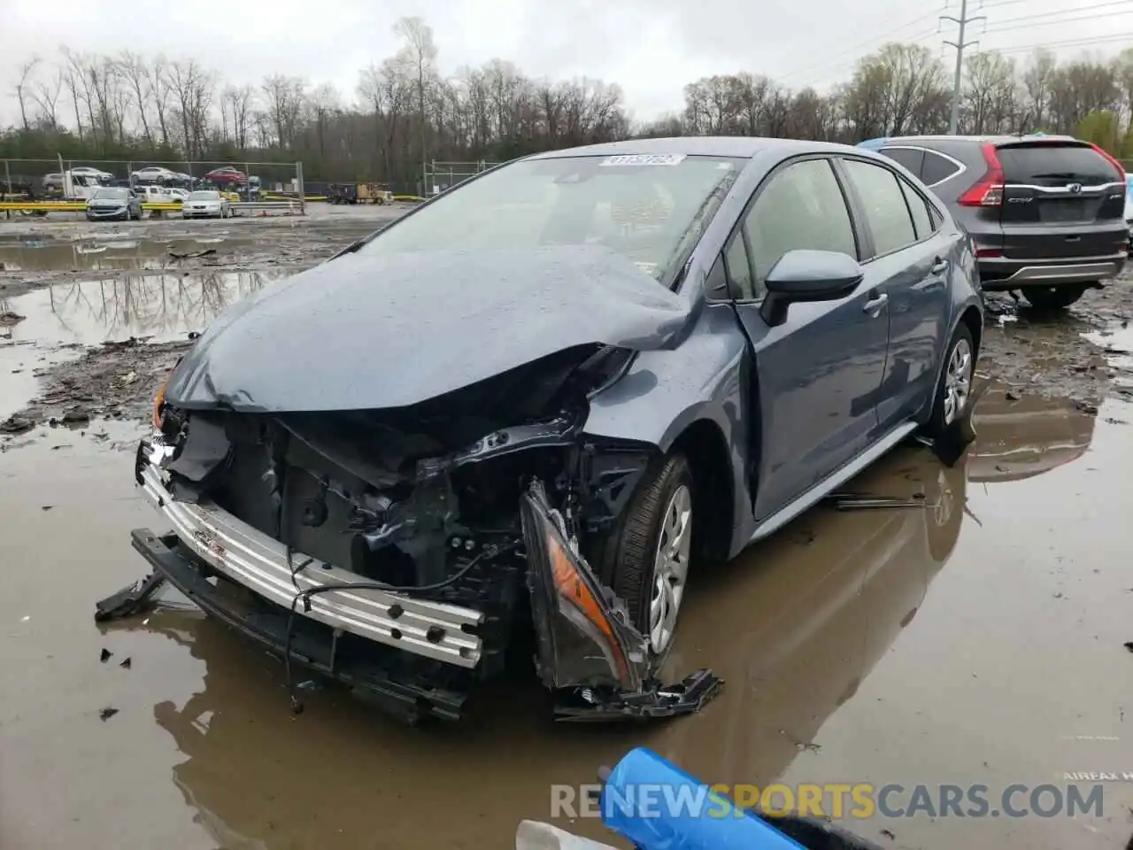 2 Photograph of a damaged car JTDEPRAE0LJ074176 TOYOTA COROLLA 2020