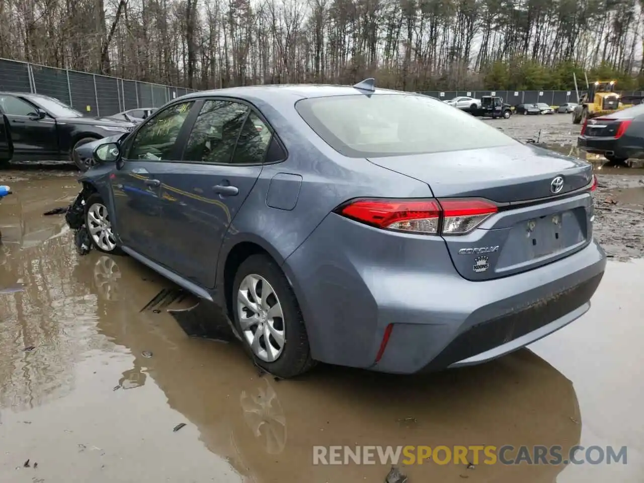 3 Photograph of a damaged car JTDEPRAE0LJ074176 TOYOTA COROLLA 2020