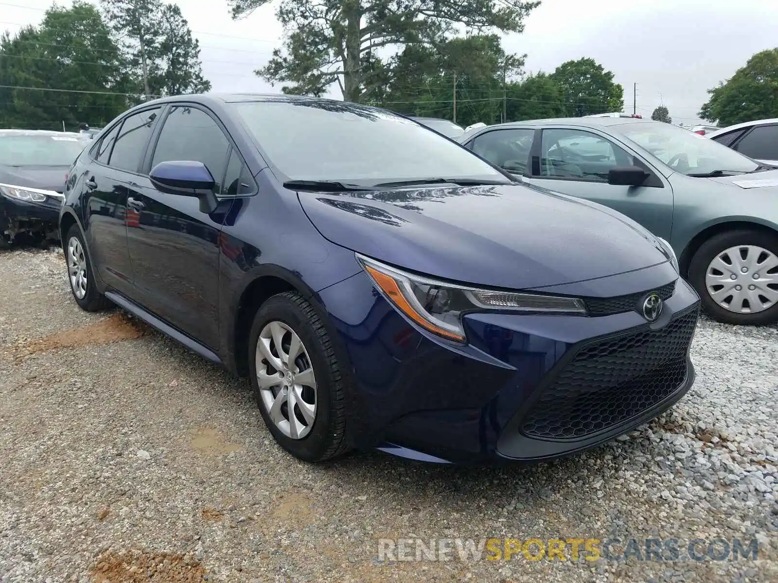 1 Photograph of a damaged car JTDEPRAE0LJ074470 TOYOTA COROLLA 2020