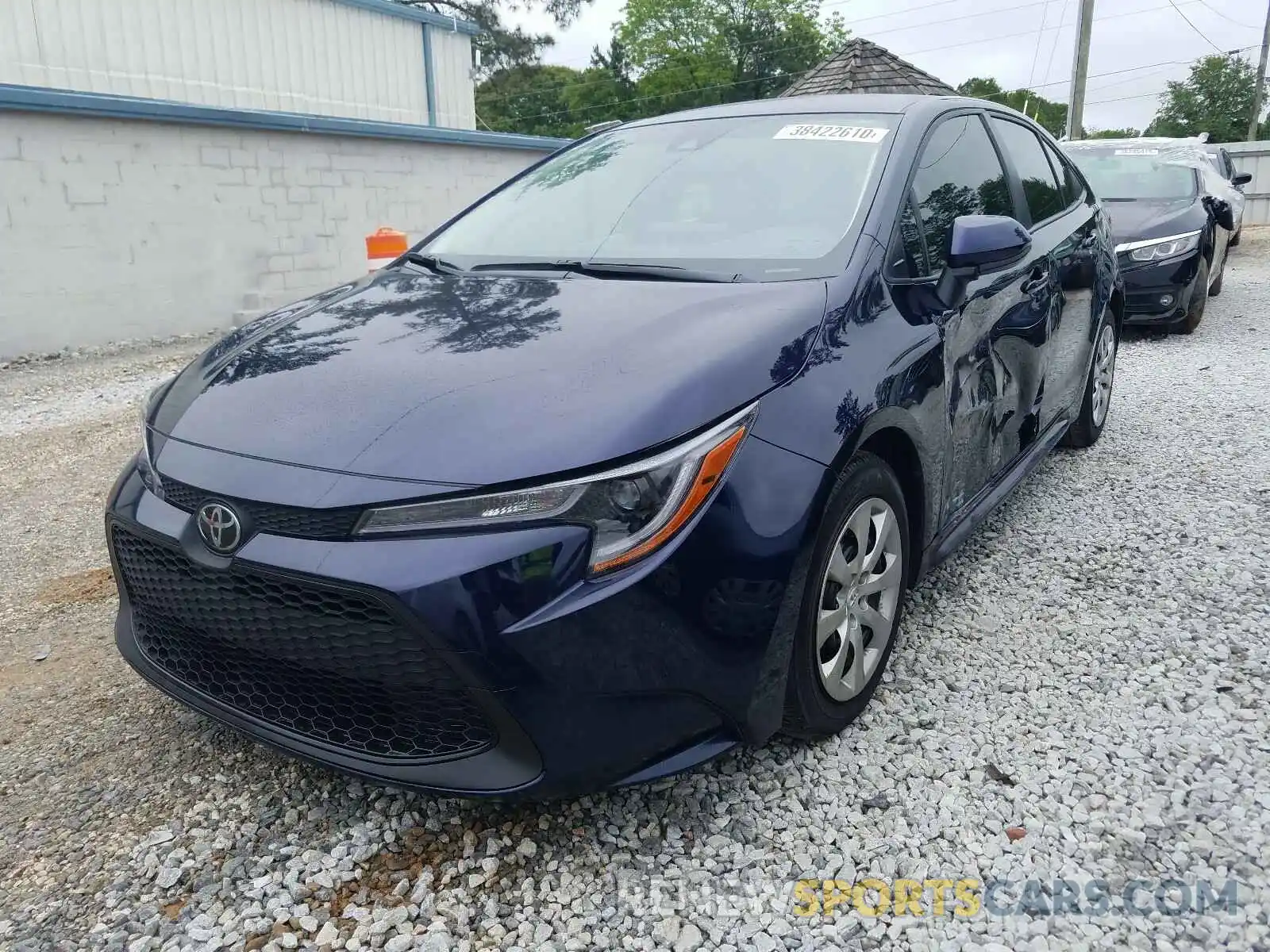 2 Photograph of a damaged car JTDEPRAE0LJ074470 TOYOTA COROLLA 2020