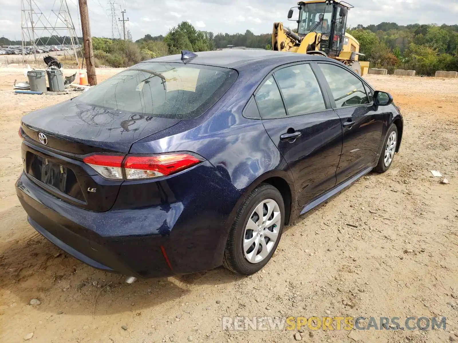 4 Photograph of a damaged car JTDEPRAE0LJ075134 TOYOTA COROLLA 2020