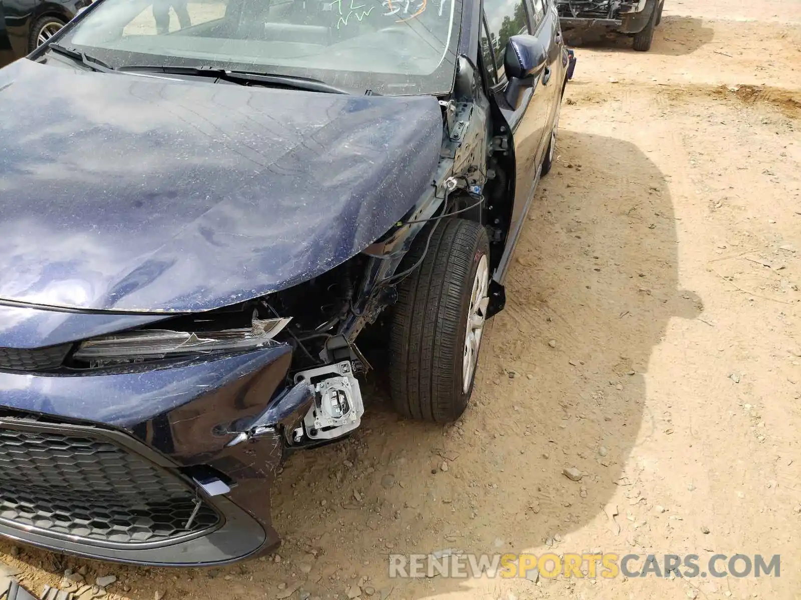 9 Photograph of a damaged car JTDEPRAE0LJ075134 TOYOTA COROLLA 2020