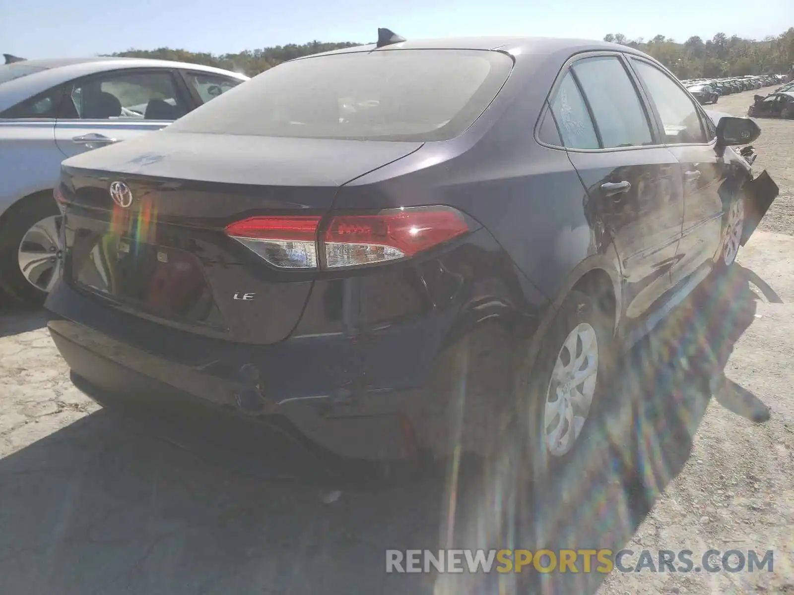 4 Photograph of a damaged car JTDEPRAE0LJ077711 TOYOTA COROLLA 2020