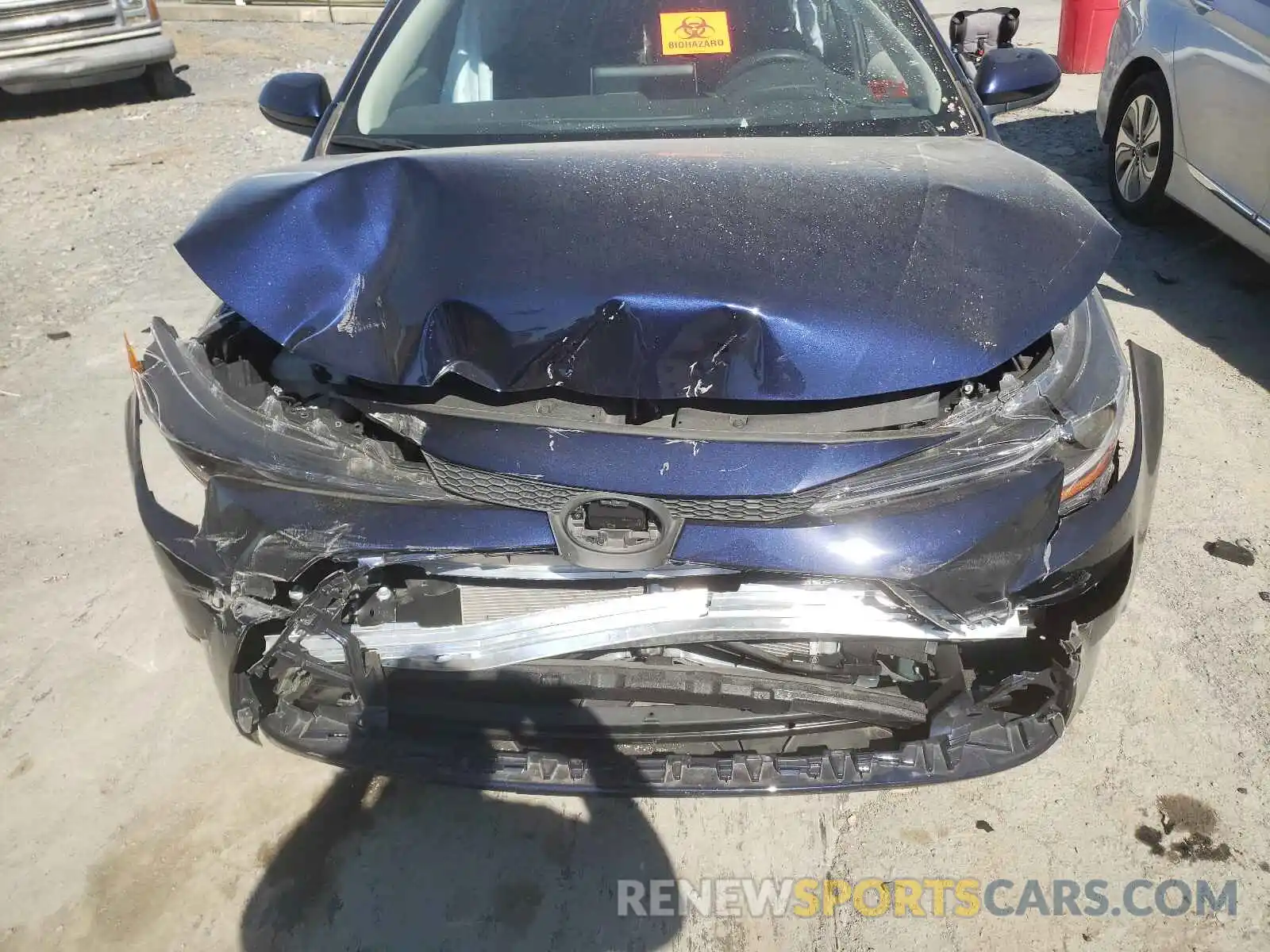 7 Photograph of a damaged car JTDEPRAE0LJ077711 TOYOTA COROLLA 2020