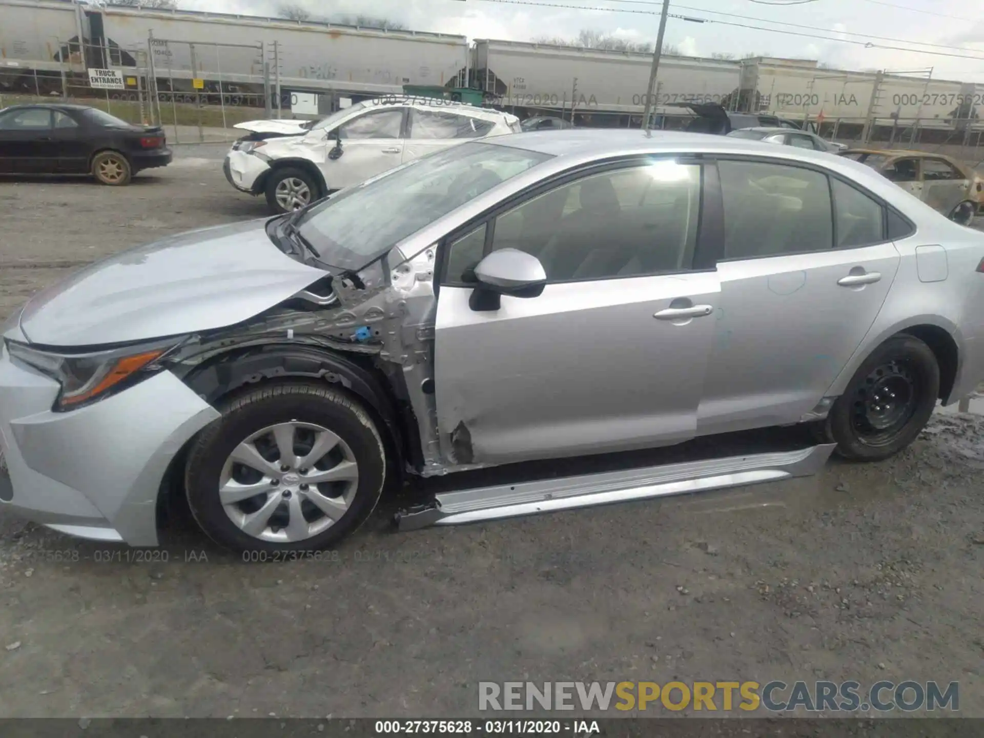 6 Photograph of a damaged car JTDEPRAE0LJ077773 TOYOTA COROLLA 2020