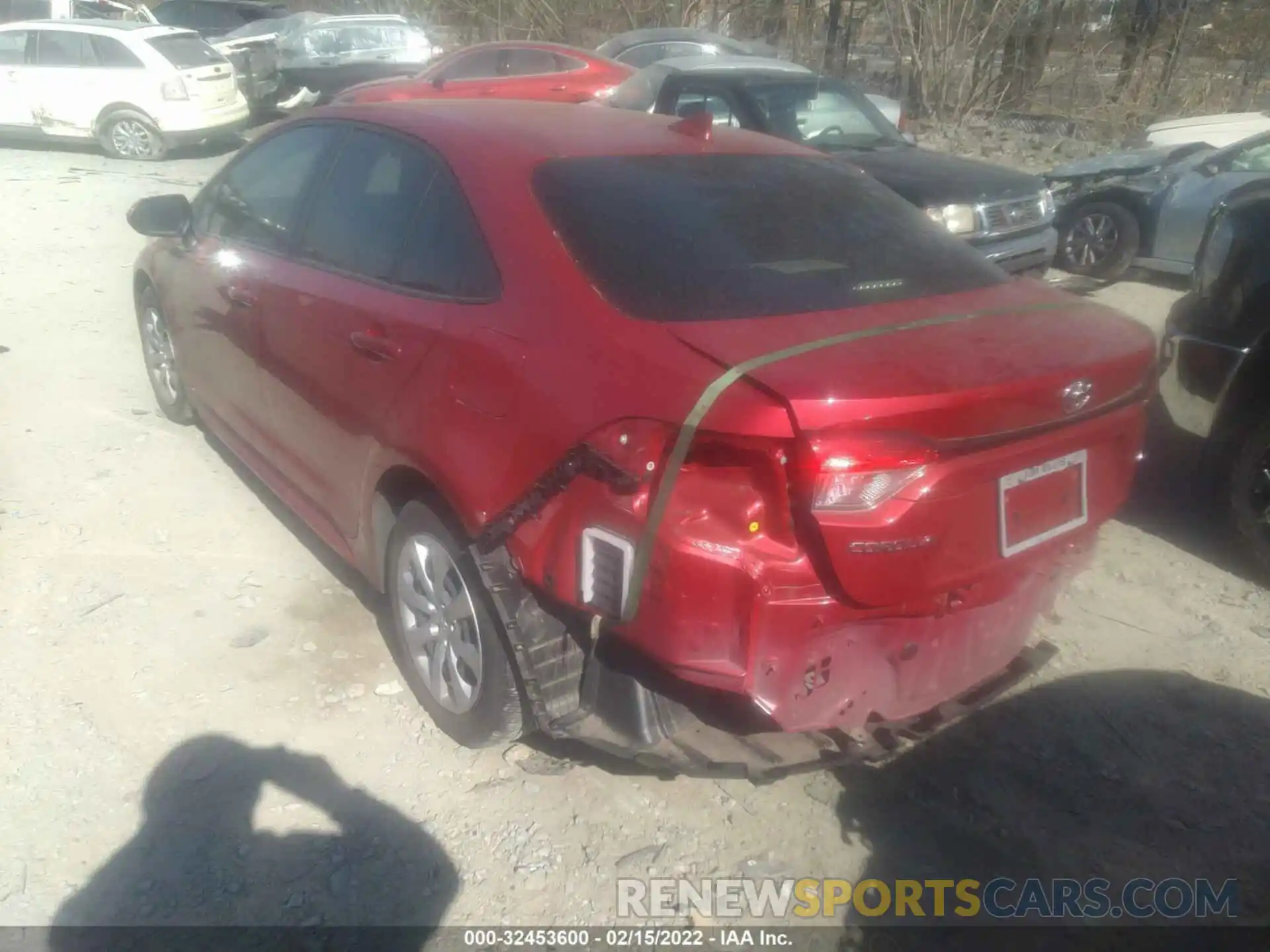 3 Photograph of a damaged car JTDEPRAE0LJ078700 TOYOTA COROLLA 2020