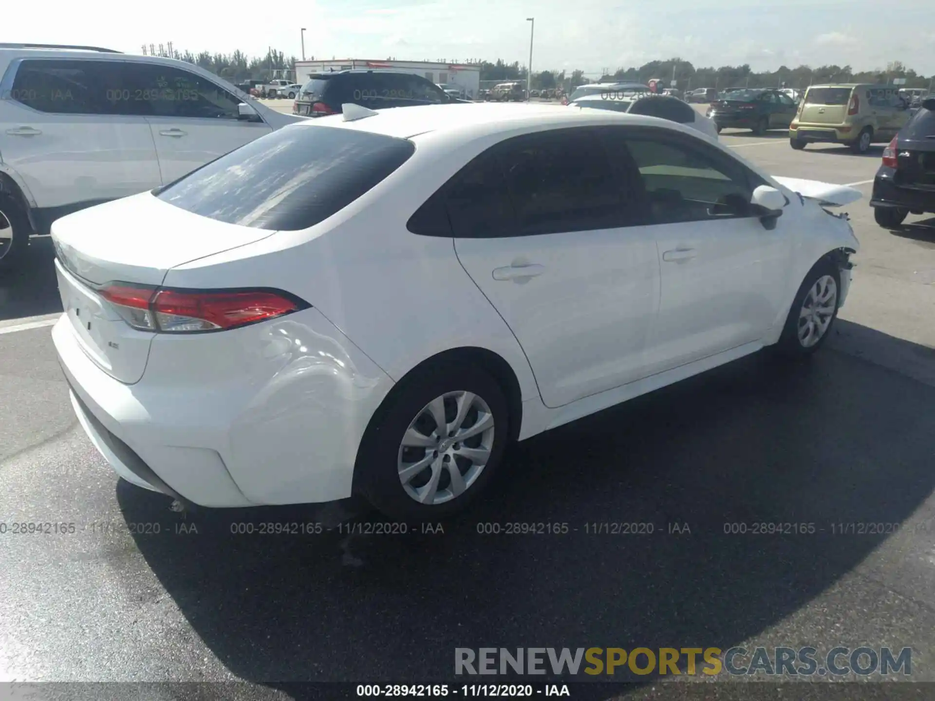 4 Photograph of a damaged car JTDEPRAE0LJ079376 TOYOTA COROLLA 2020