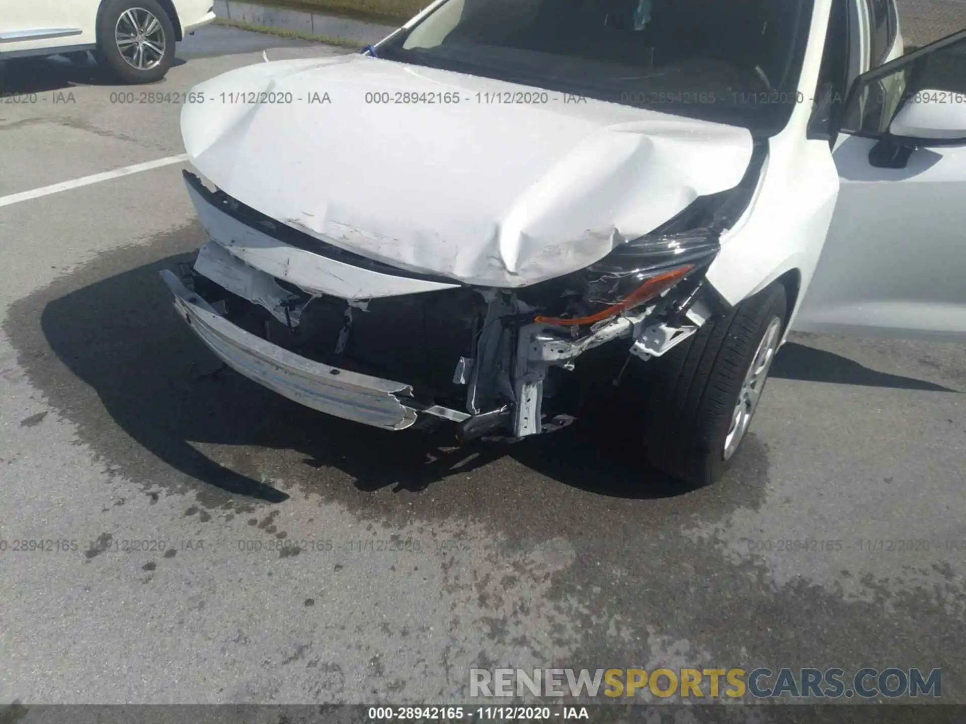 6 Photograph of a damaged car JTDEPRAE0LJ079376 TOYOTA COROLLA 2020