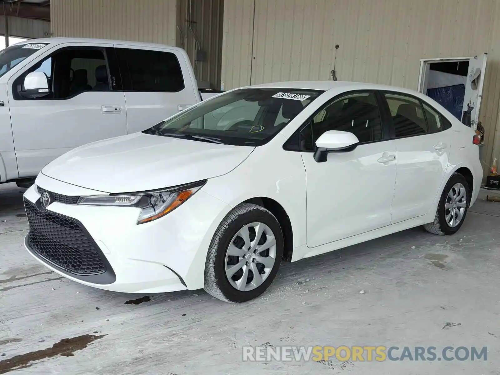 2 Photograph of a damaged car JTDEPRAE0LJ079541 TOYOTA COROLLA 2020