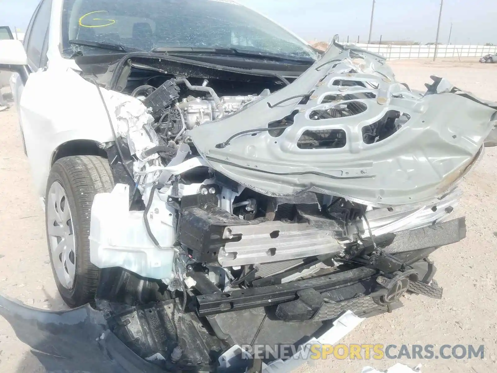 9 Photograph of a damaged car JTDEPRAE0LJ079670 TOYOTA COROLLA 2020