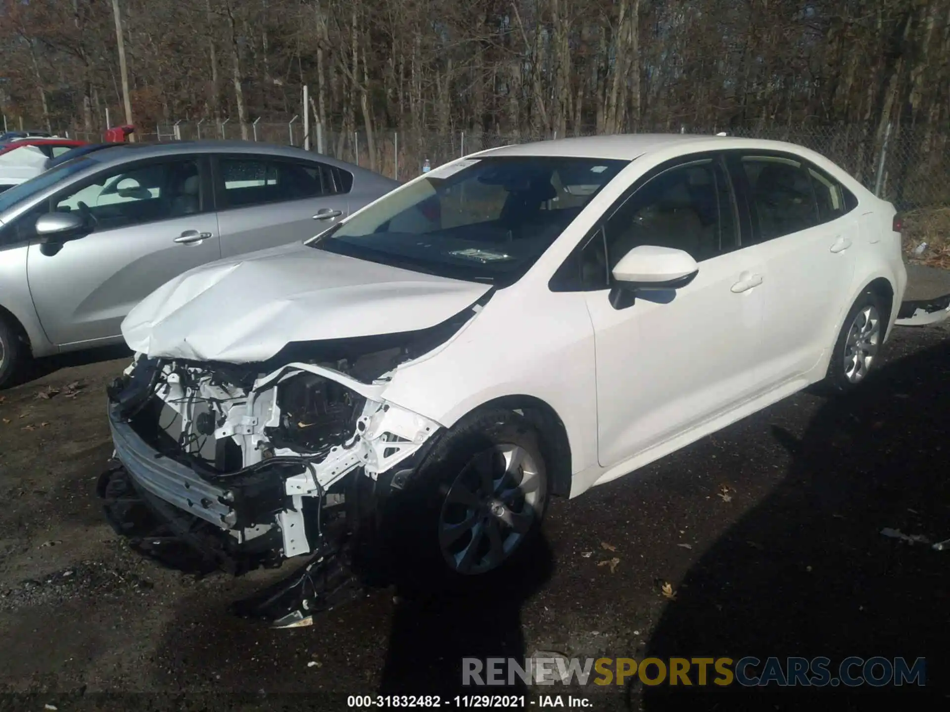 2 Photograph of a damaged car JTDEPRAE0LJ080088 TOYOTA COROLLA 2020