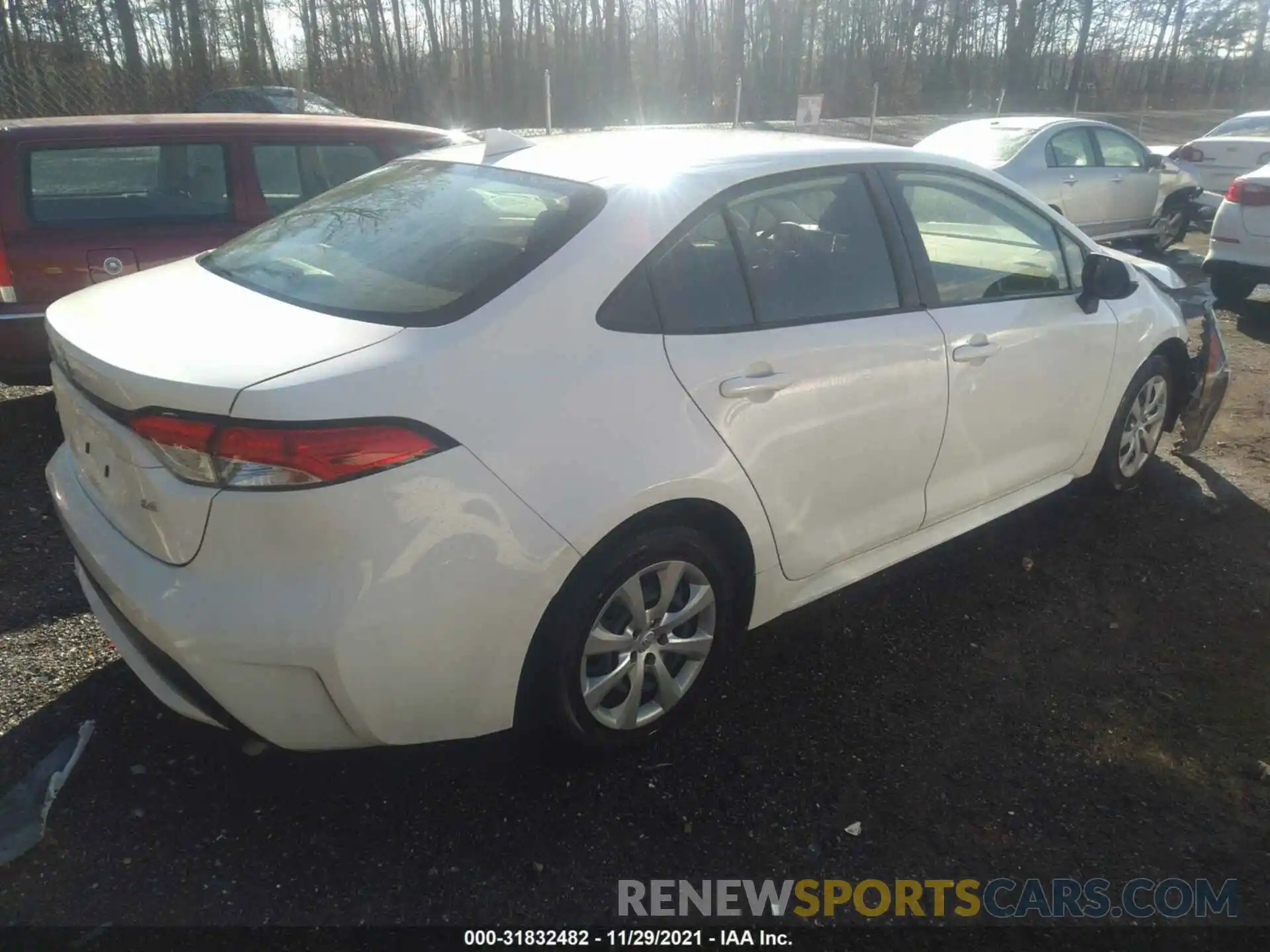 4 Photograph of a damaged car JTDEPRAE0LJ080088 TOYOTA COROLLA 2020