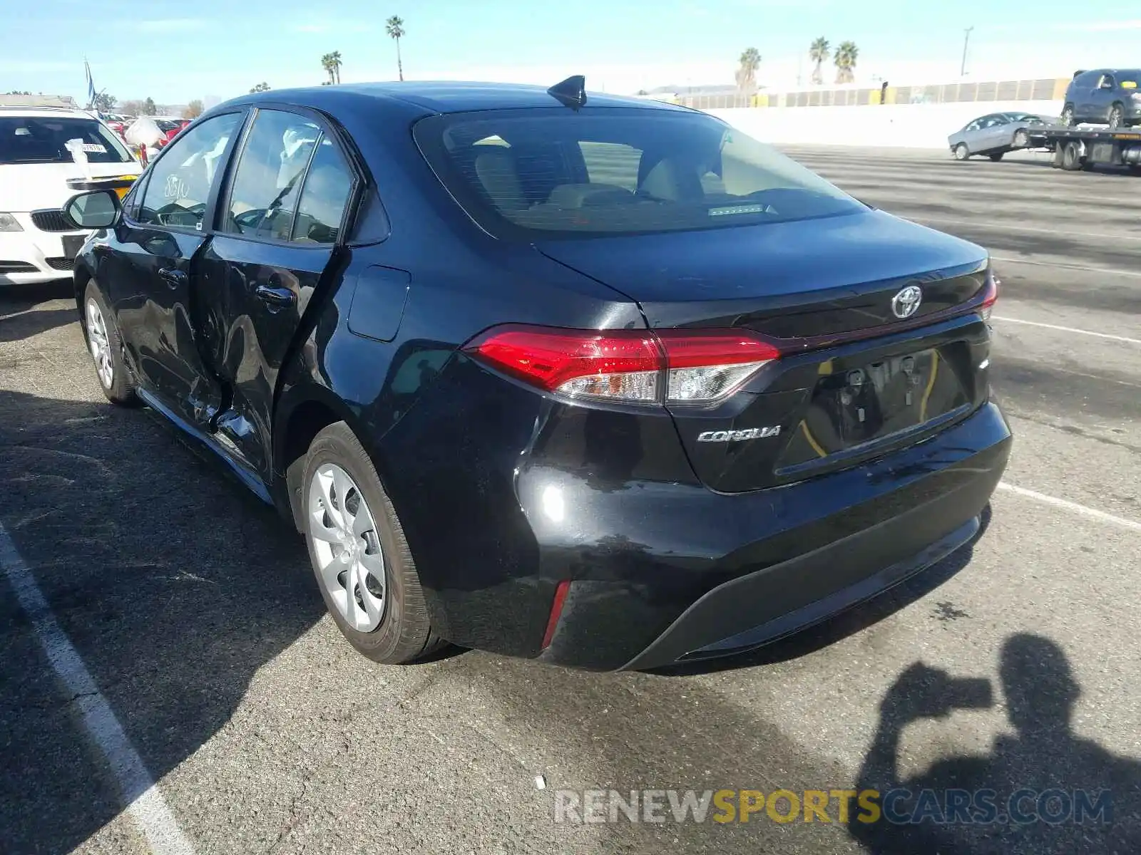 3 Photograph of a damaged car JTDEPRAE0LJ080222 TOYOTA COROLLA 2020