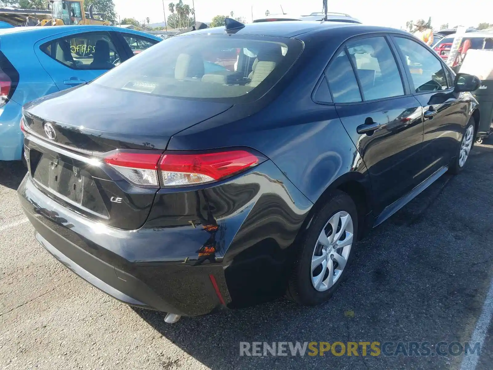 4 Photograph of a damaged car JTDEPRAE0LJ080222 TOYOTA COROLLA 2020