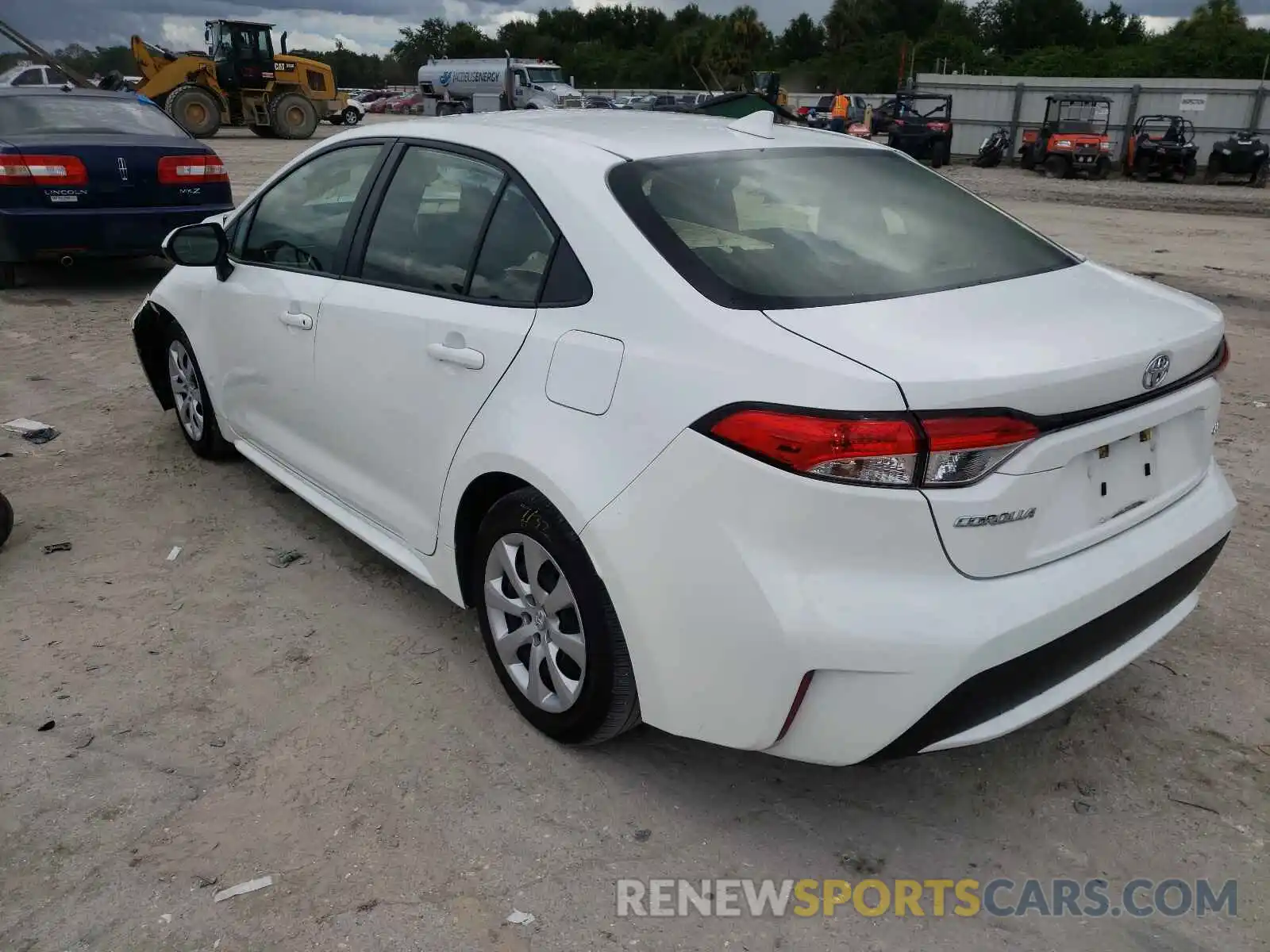 3 Photograph of a damaged car JTDEPRAE0LJ081225 TOYOTA COROLLA 2020