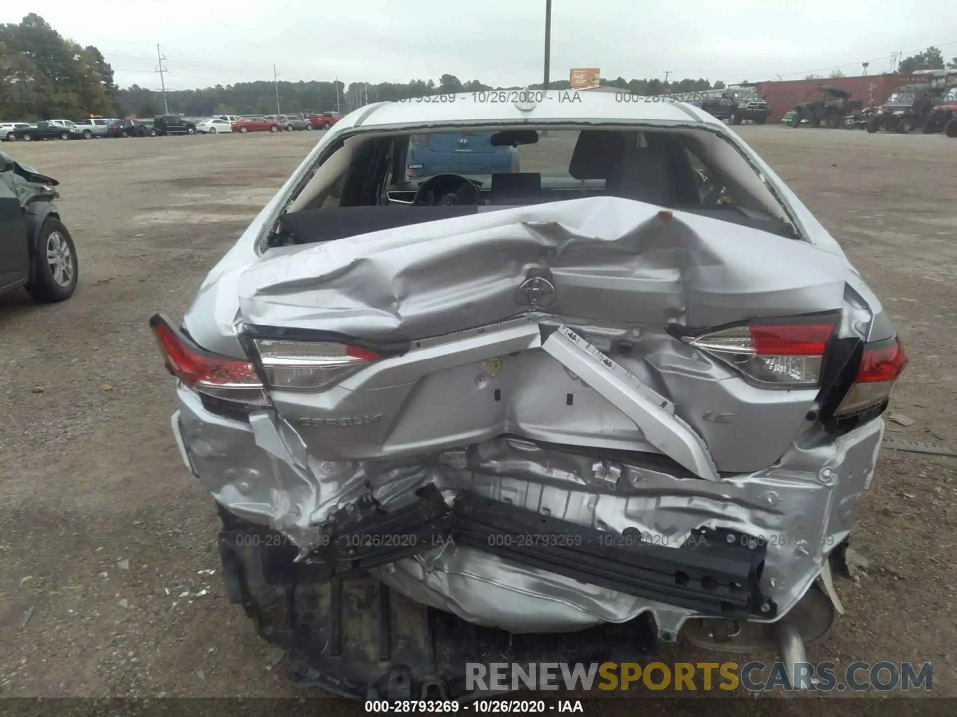 6 Photograph of a damaged car JTDEPRAE0LJ081435 TOYOTA COROLLA 2020