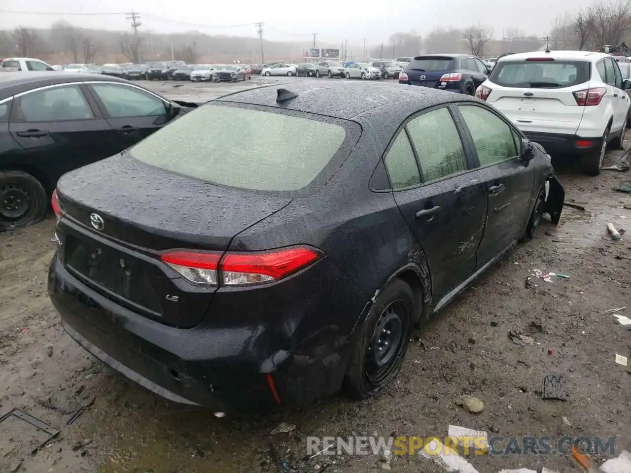 4 Photograph of a damaged car JTDEPRAE0LJ081449 TOYOTA COROLLA 2020