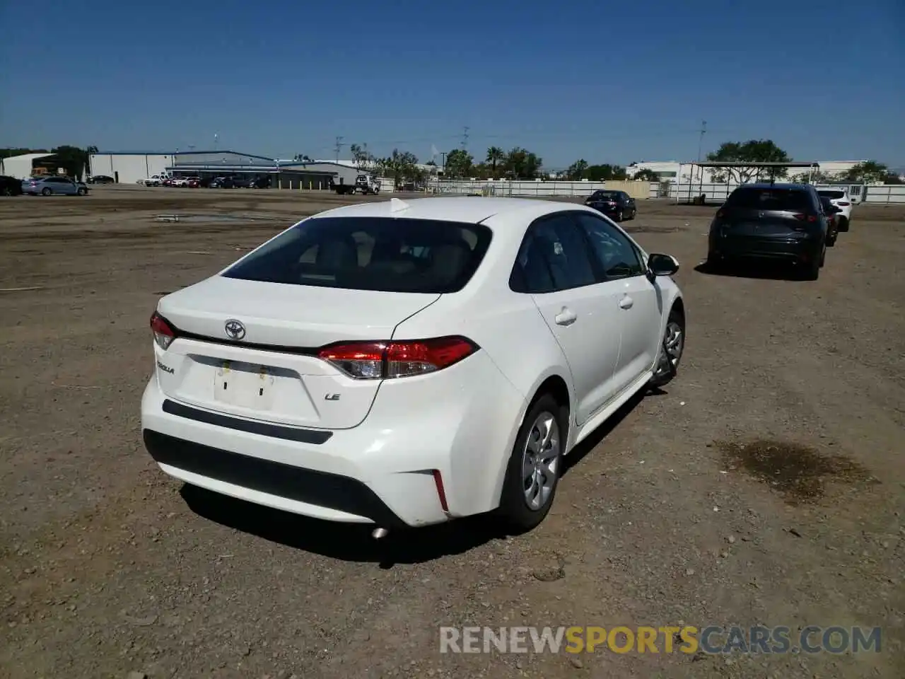 4 Photograph of a damaged car JTDEPRAE0LJ082326 TOYOTA COROLLA 2020