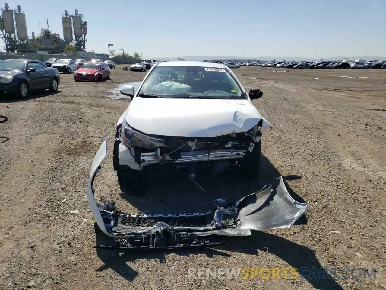 9 Photograph of a damaged car JTDEPRAE0LJ082326 TOYOTA COROLLA 2020