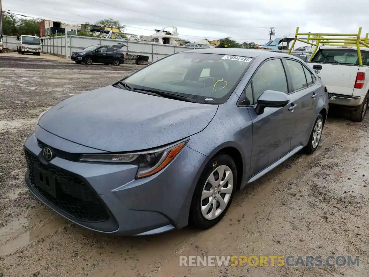 2 Photograph of a damaged car JTDEPRAE0LJ082357 TOYOTA COROLLA 2020