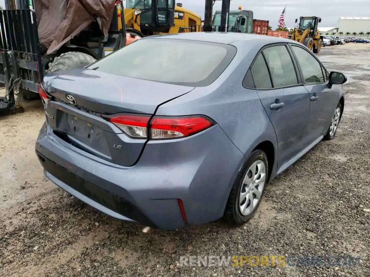 4 Photograph of a damaged car JTDEPRAE0LJ082357 TOYOTA COROLLA 2020