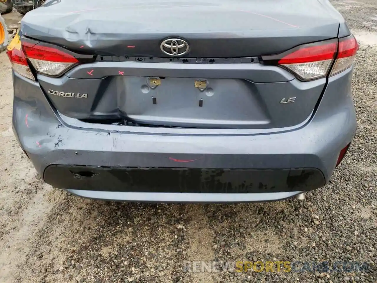 9 Photograph of a damaged car JTDEPRAE0LJ082357 TOYOTA COROLLA 2020