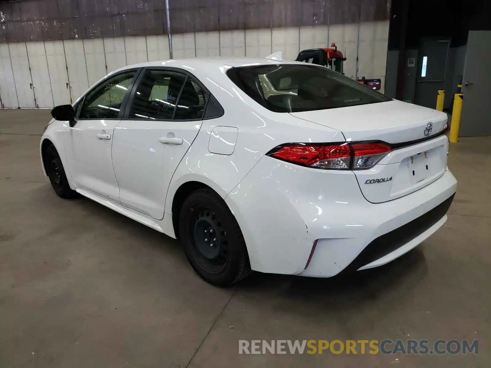 3 Photograph of a damaged car JTDEPRAE0LJ083007 TOYOTA COROLLA 2020