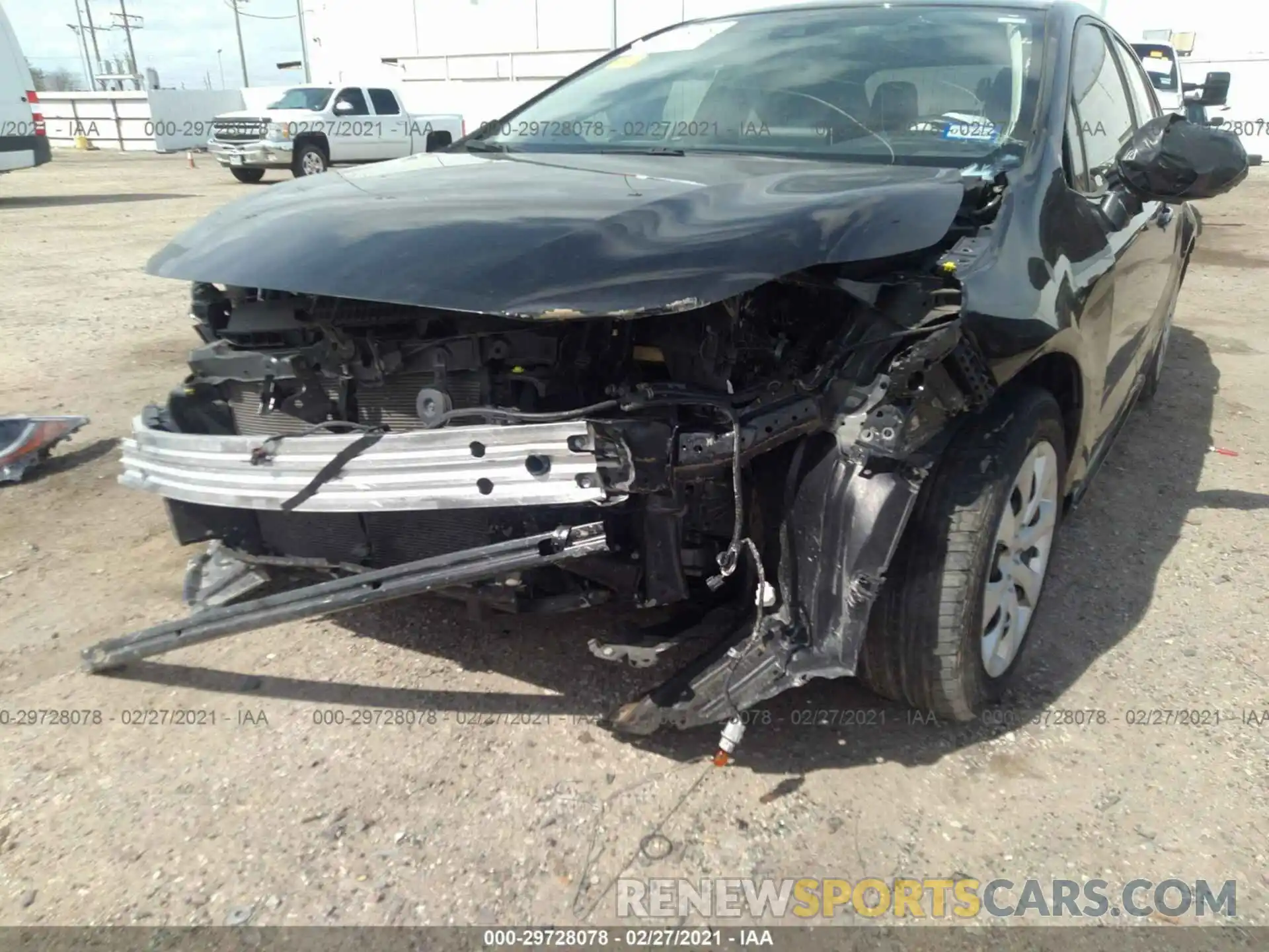 6 Photograph of a damaged car JTDEPRAE0LJ083105 TOYOTA COROLLA 2020