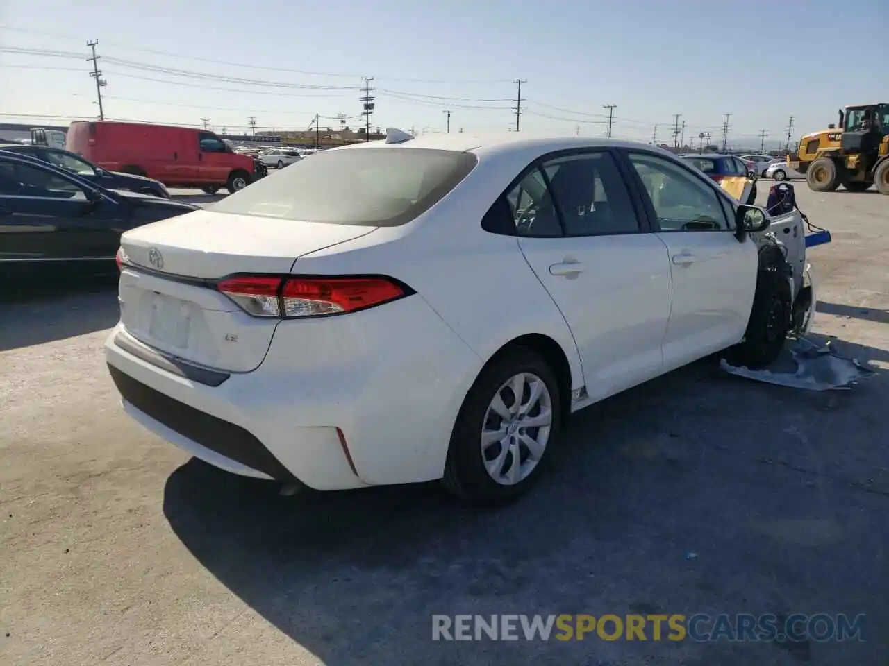 4 Photograph of a damaged car JTDEPRAE0LJ083749 TOYOTA COROLLA 2020