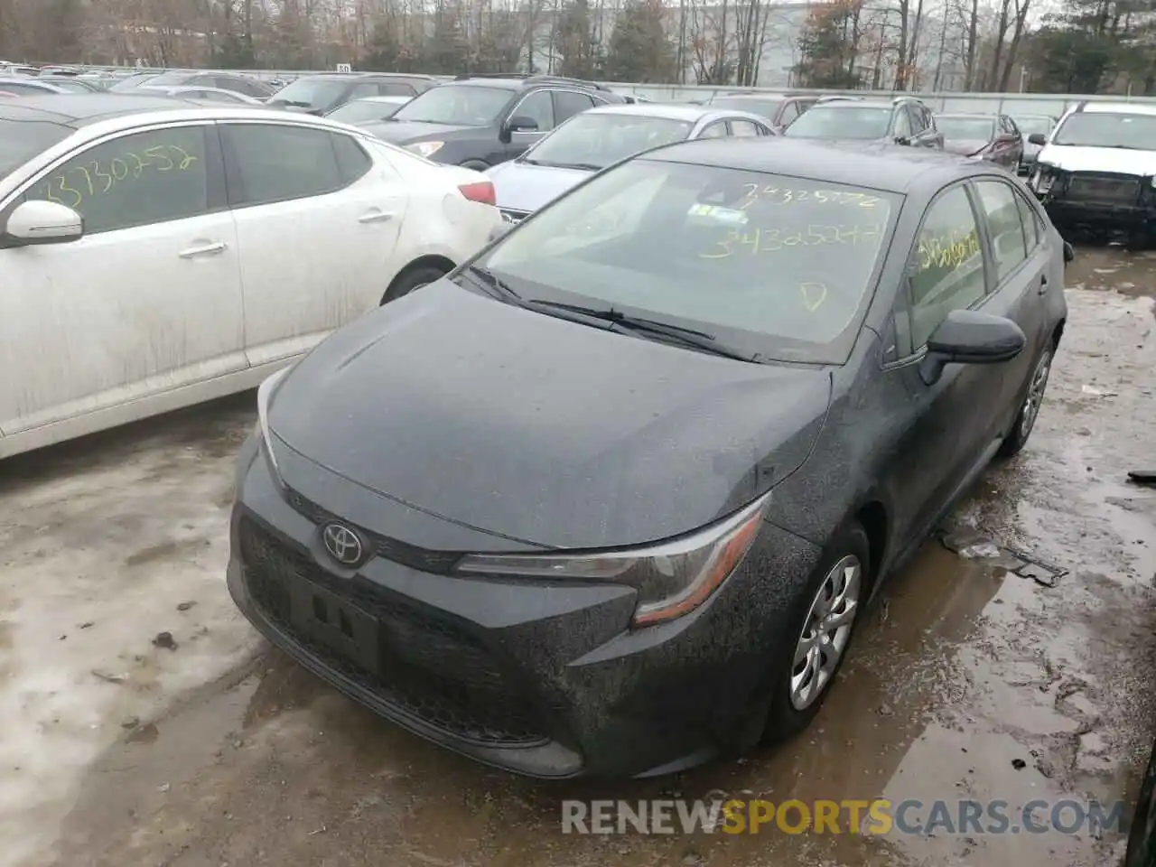 2 Photograph of a damaged car JTDEPRAE0LJ083847 TOYOTA COROLLA 2020