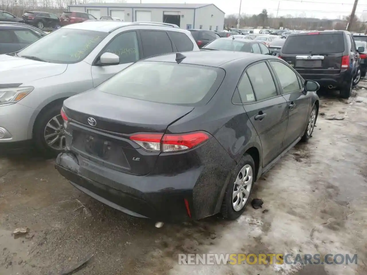 4 Photograph of a damaged car JTDEPRAE0LJ083847 TOYOTA COROLLA 2020