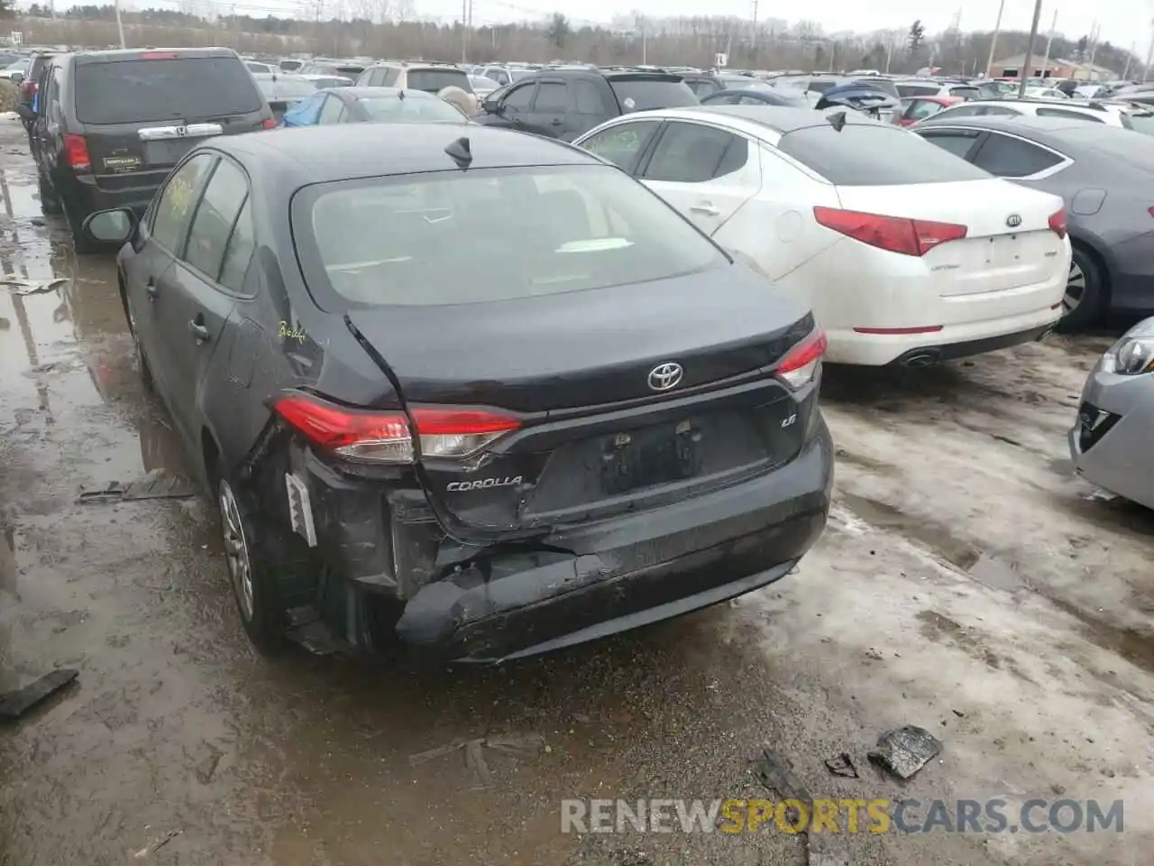 9 Photograph of a damaged car JTDEPRAE0LJ083847 TOYOTA COROLLA 2020