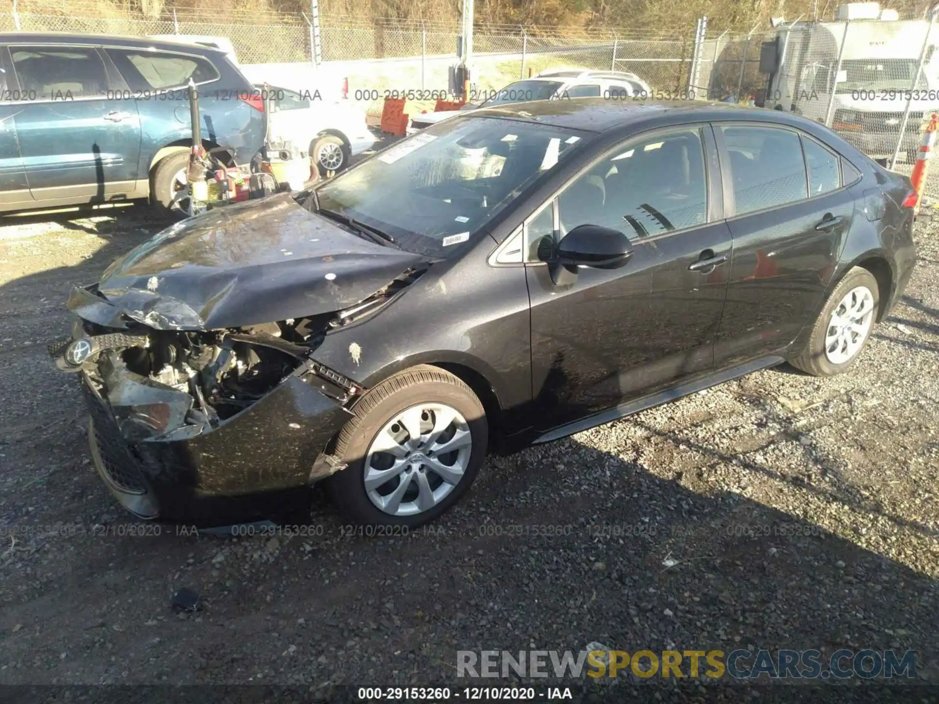 2 Photograph of a damaged car JTDEPRAE0LJ083914 TOYOTA COROLLA 2020