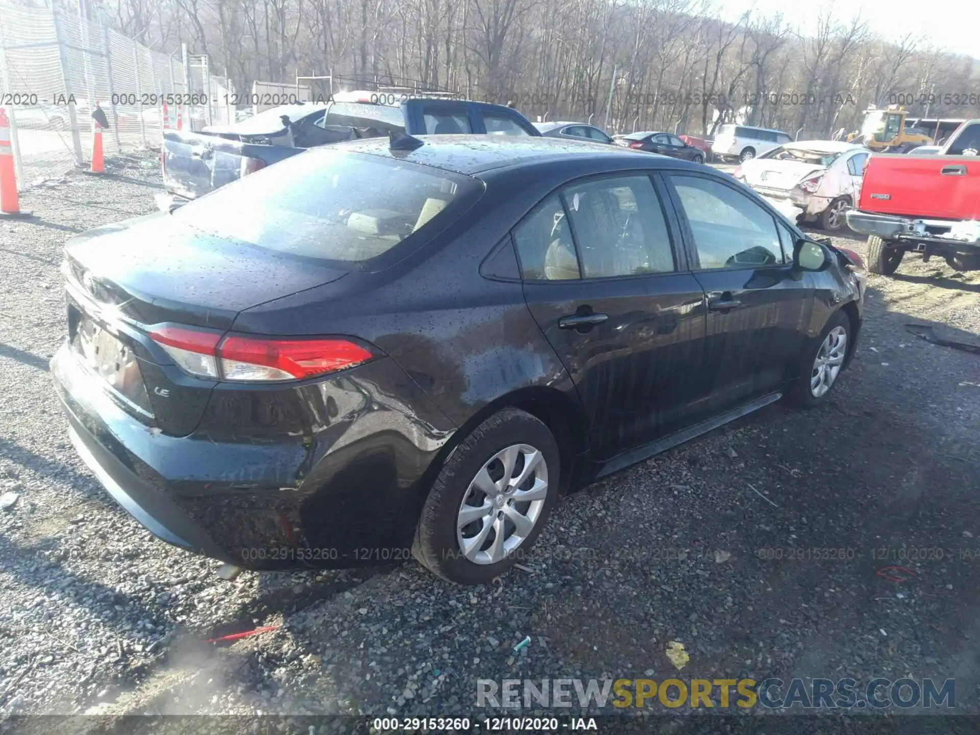 4 Photograph of a damaged car JTDEPRAE0LJ083914 TOYOTA COROLLA 2020