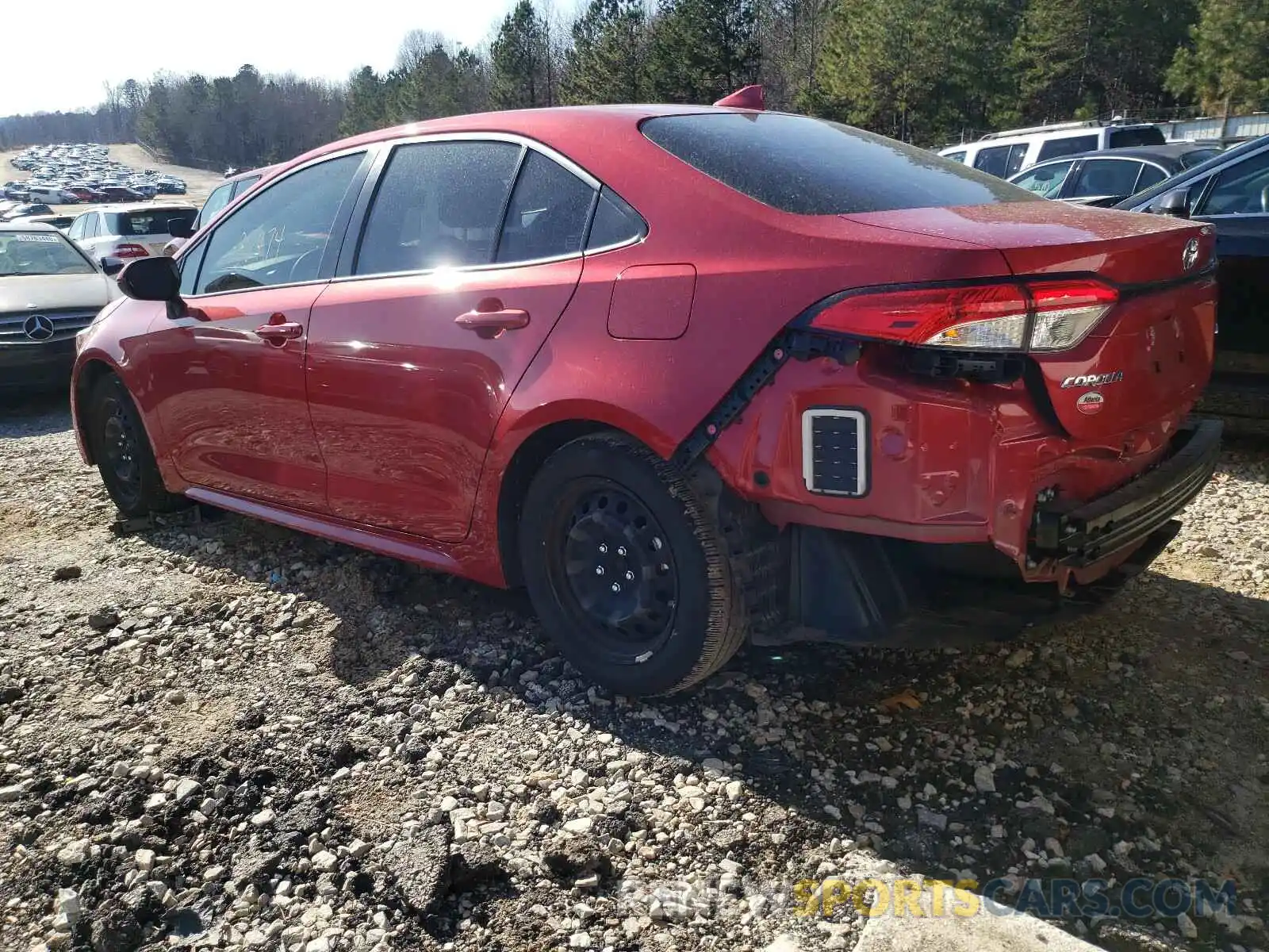3 Photograph of a damaged car JTDEPRAE0LJ084397 TOYOTA COROLLA 2020
