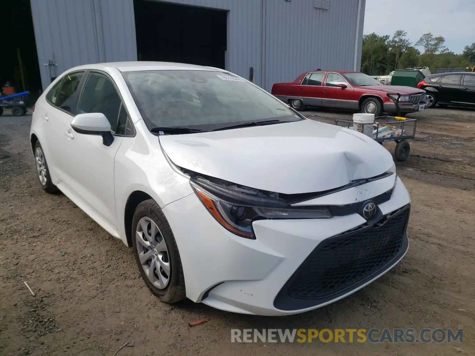 1 Photograph of a damaged car JTDEPRAE0LJ084559 TOYOTA COROLLA 2020