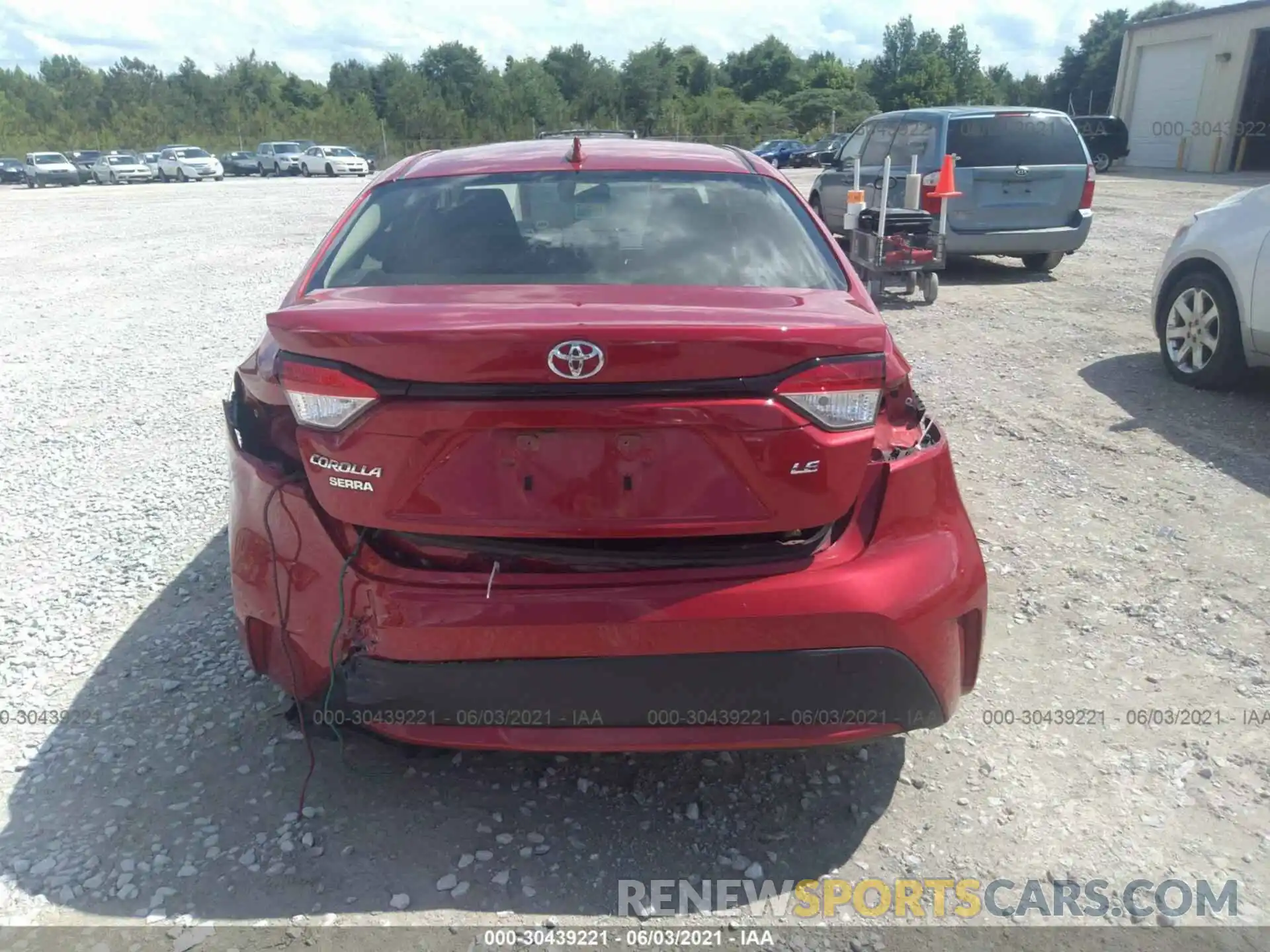 6 Photograph of a damaged car JTDEPRAE0LJ084724 TOYOTA COROLLA 2020