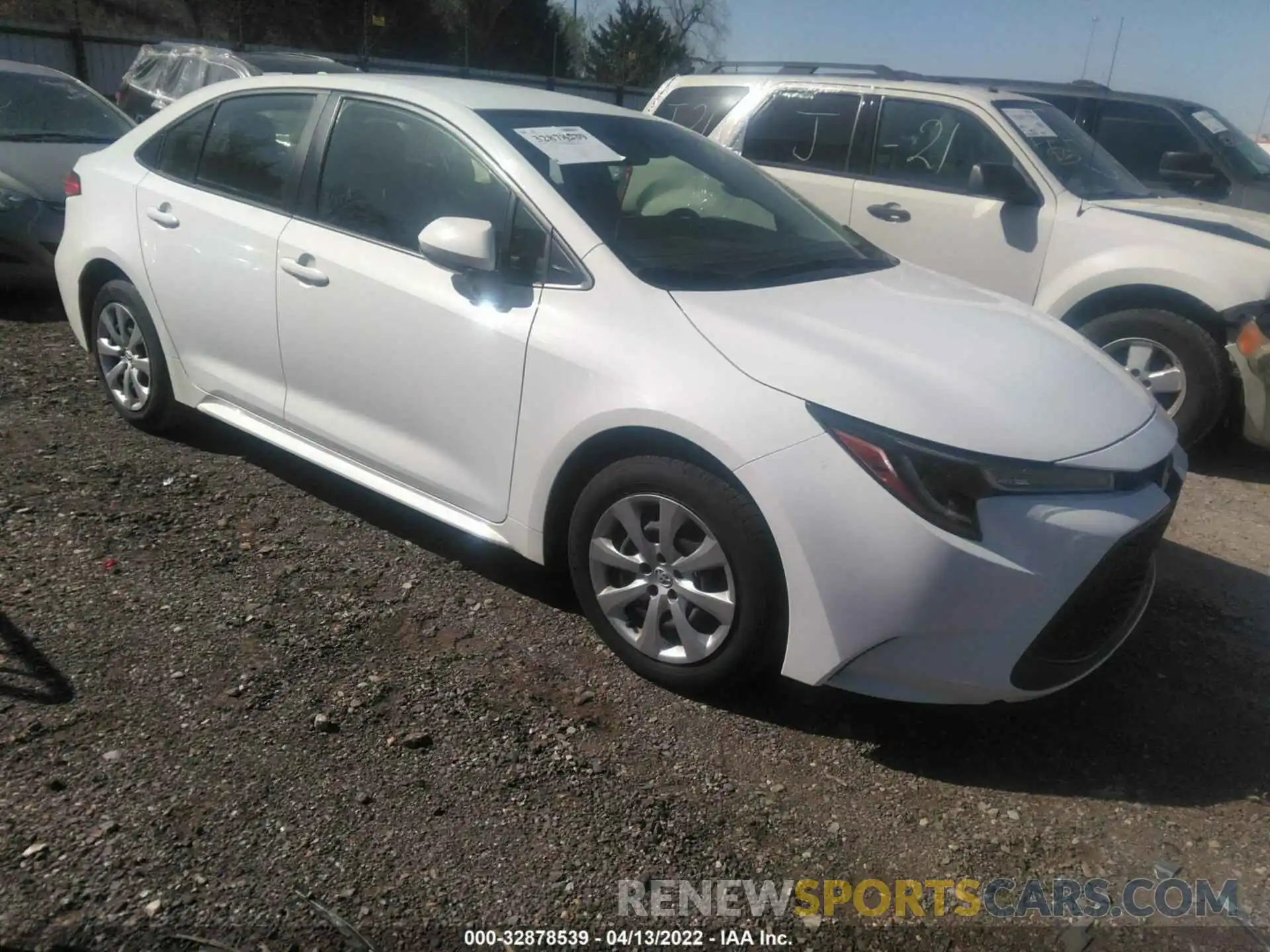 1 Photograph of a damaged car JTDEPRAE0LJ085419 TOYOTA COROLLA 2020