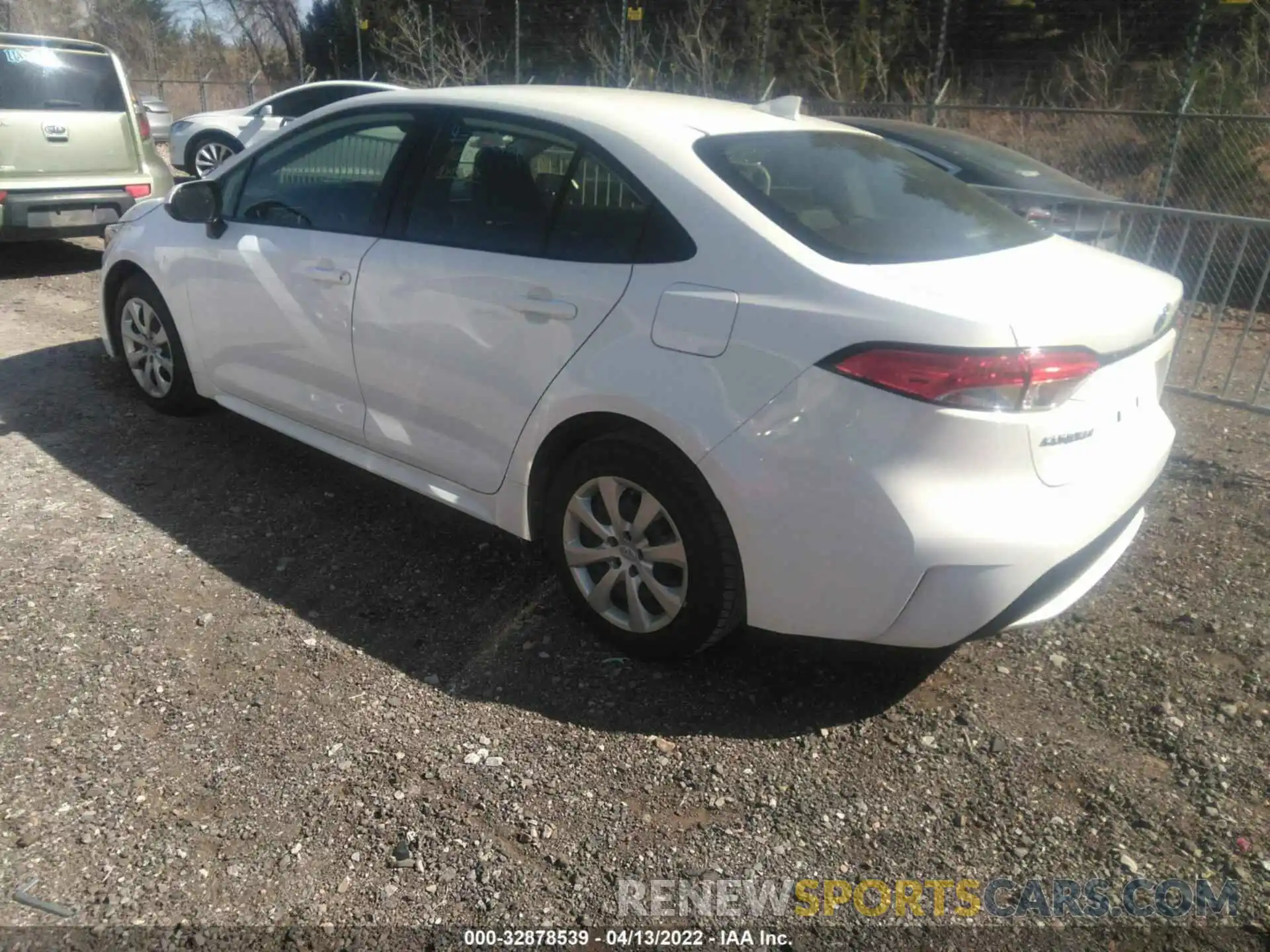 3 Photograph of a damaged car JTDEPRAE0LJ085419 TOYOTA COROLLA 2020